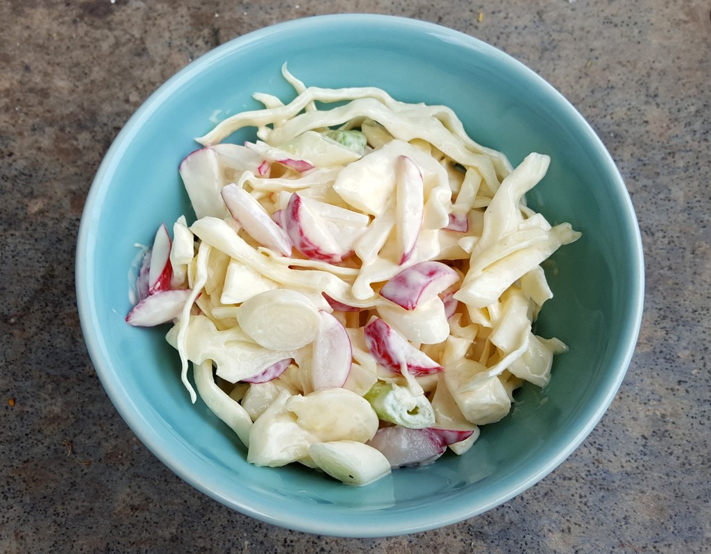 Crunchy coleslaw