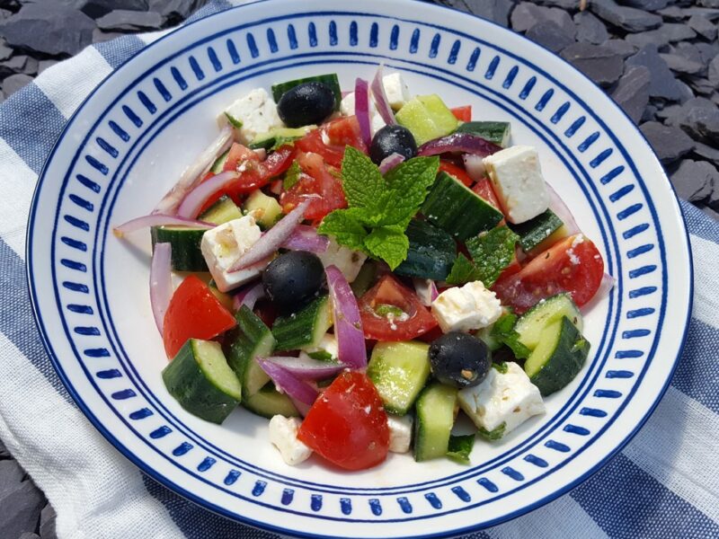 Easy Greek salad