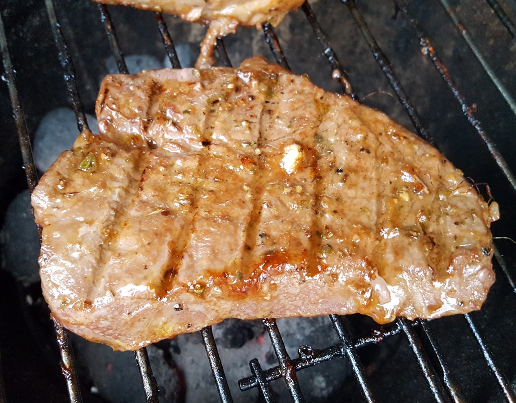 Grilled beef steak