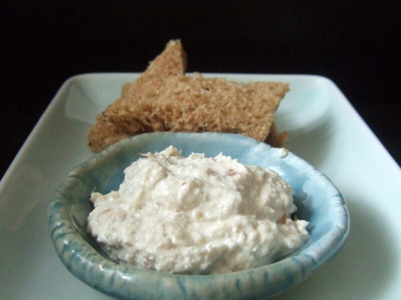 Mackerel and curd cheese pate