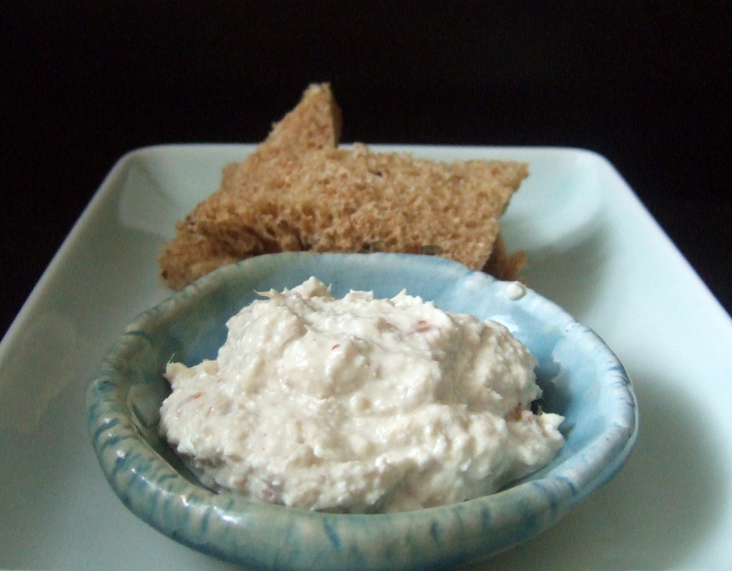 Mackerel and curd cheese pate