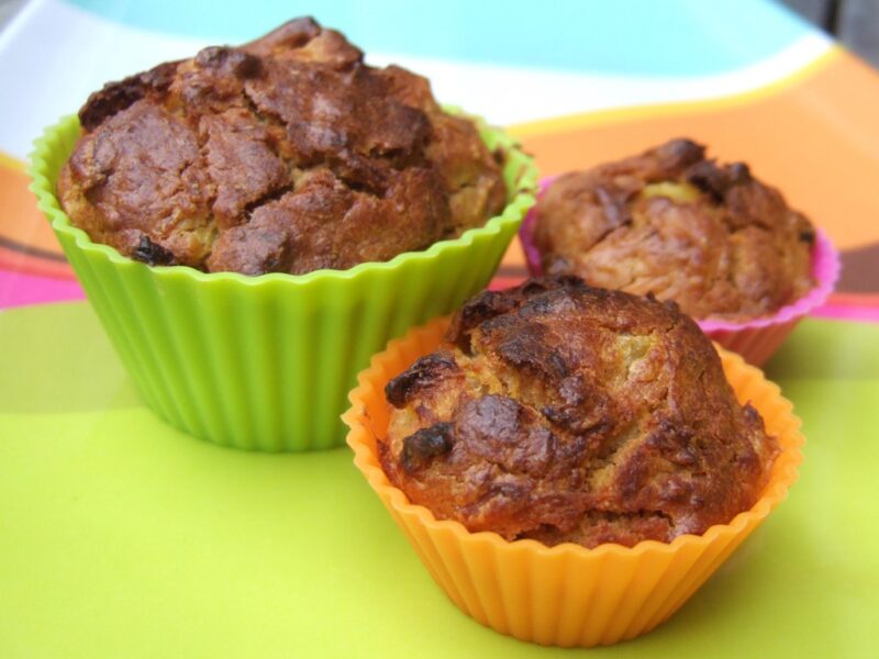 Pineapple and carrot muffin