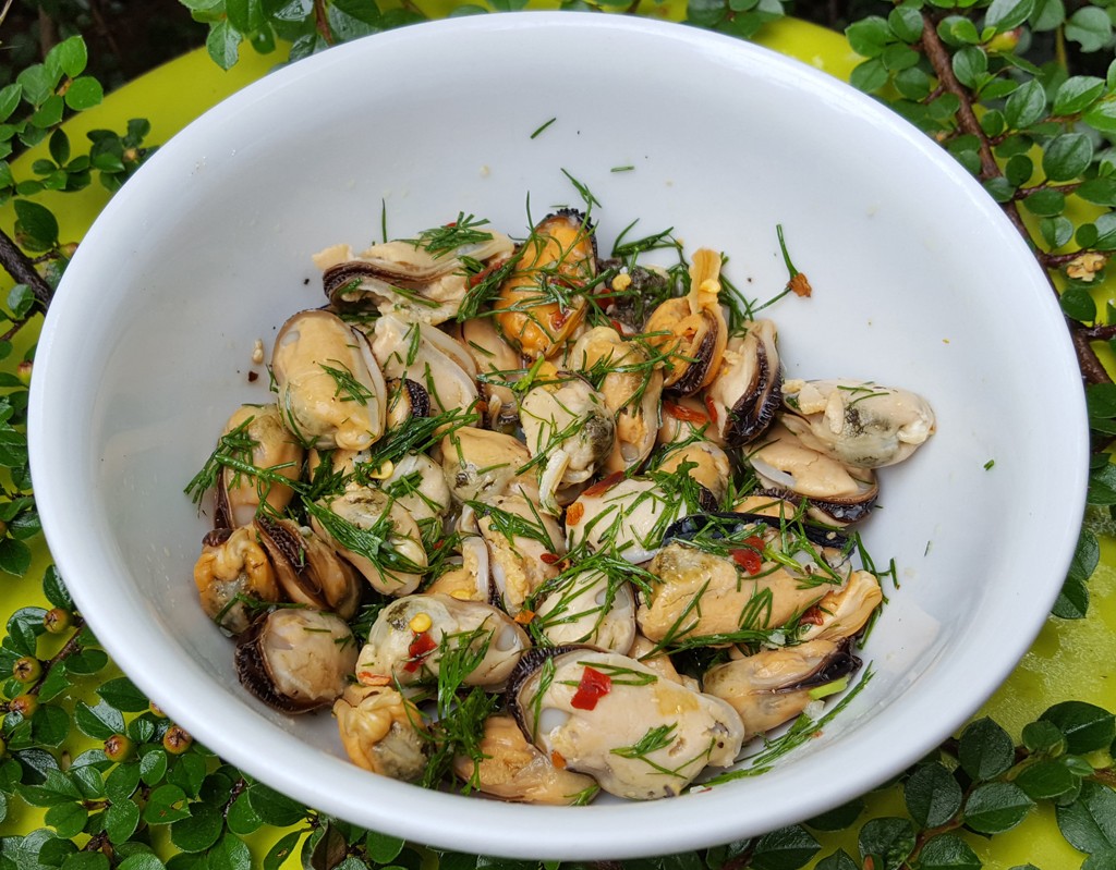 Simple Mussel salad