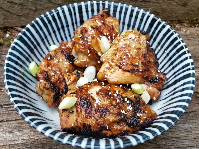 Spiced barbecued chicken