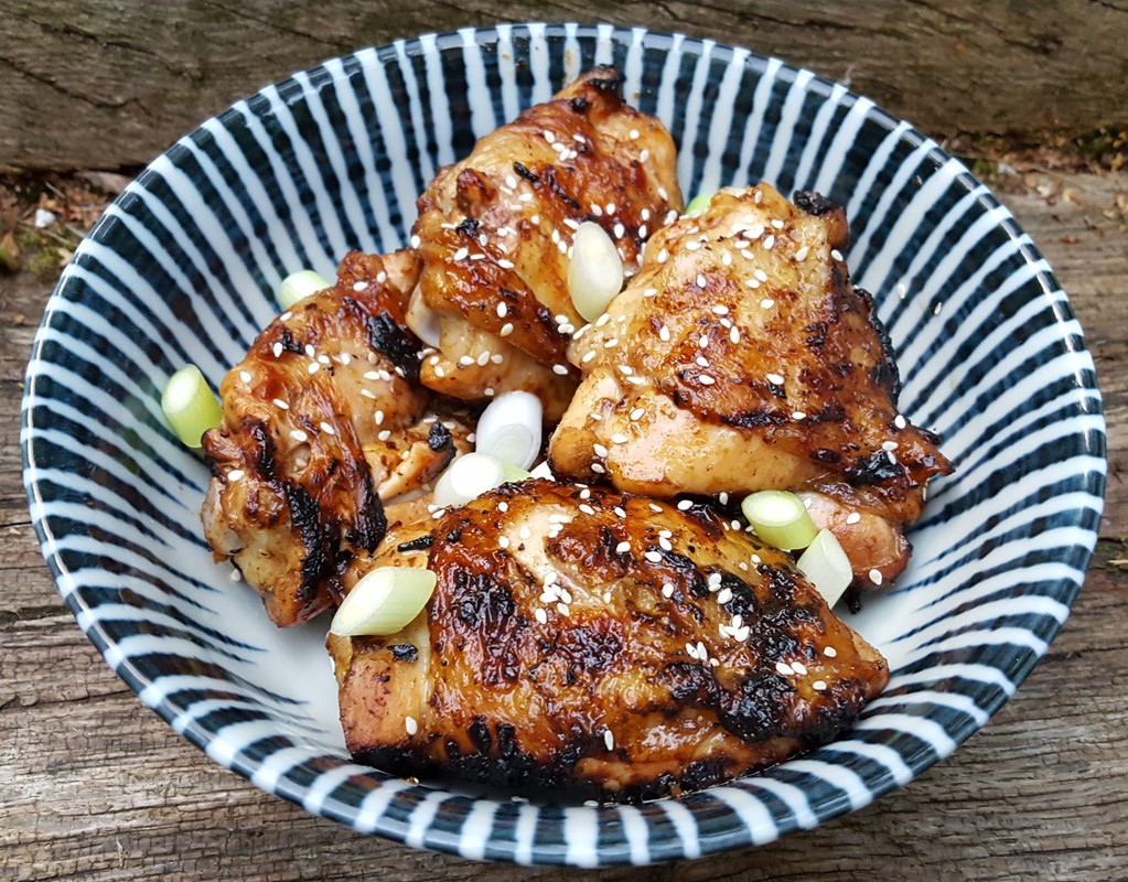 Spiced barbecued chicken