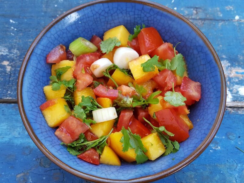 Peach salsa