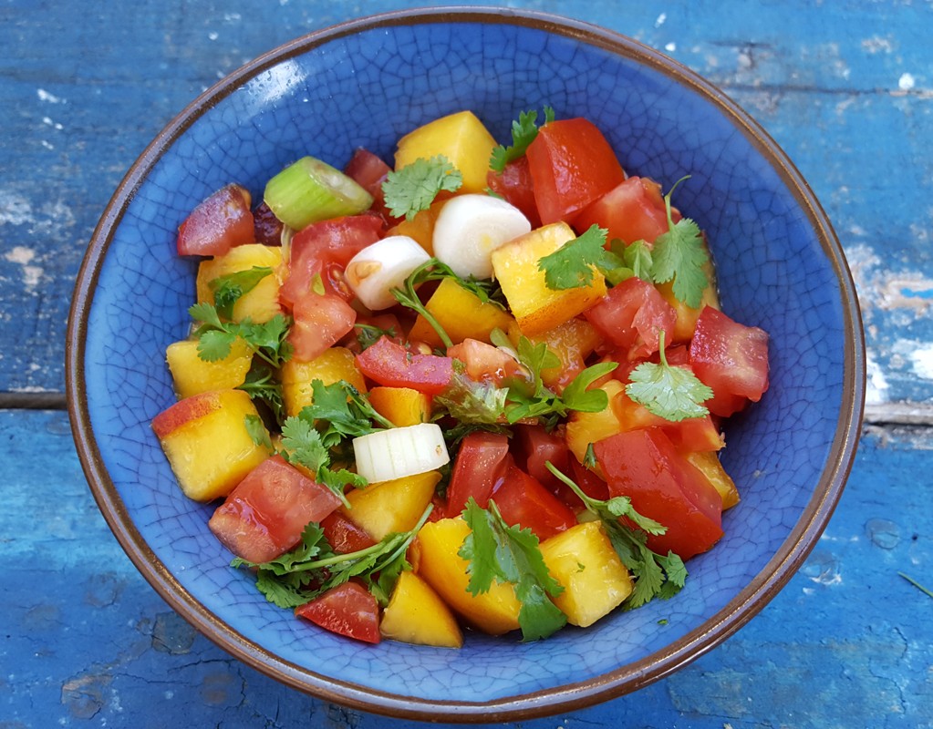 Peach salsa