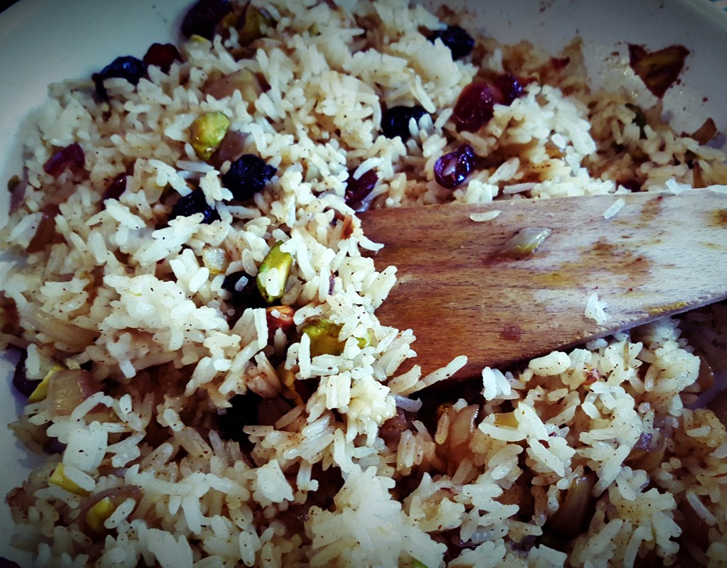 Jewelled rice pilaf