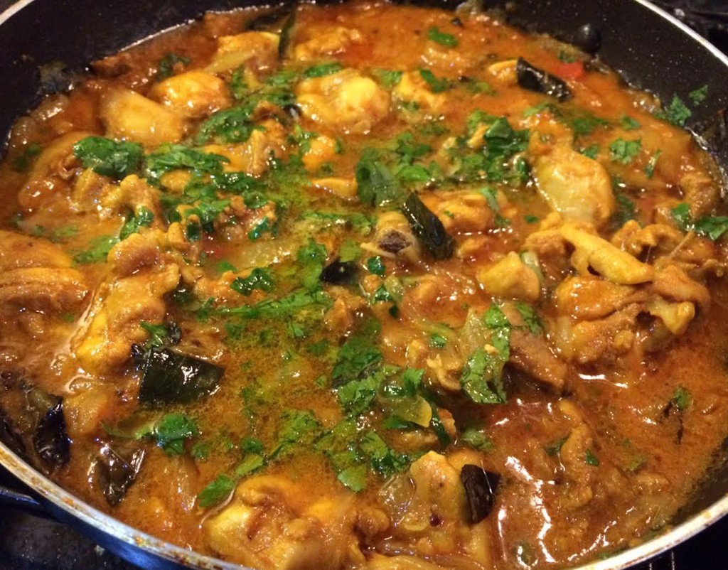 Spicy Kerala chicken curry