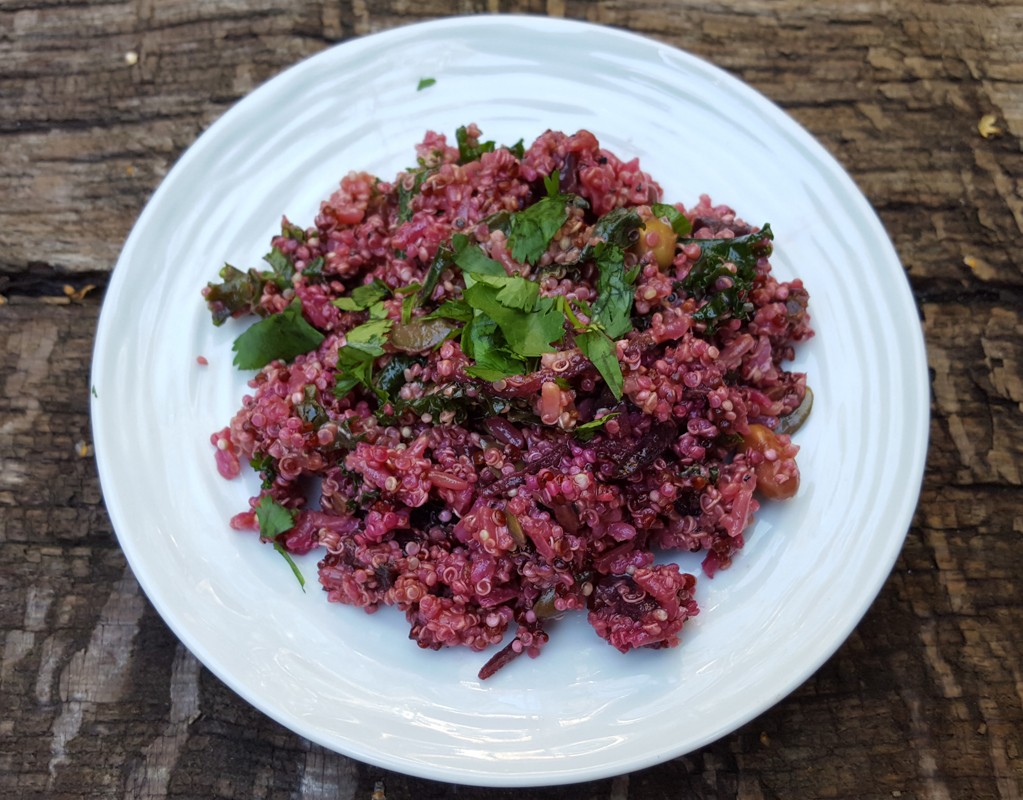 Quinoa and beetroot salad