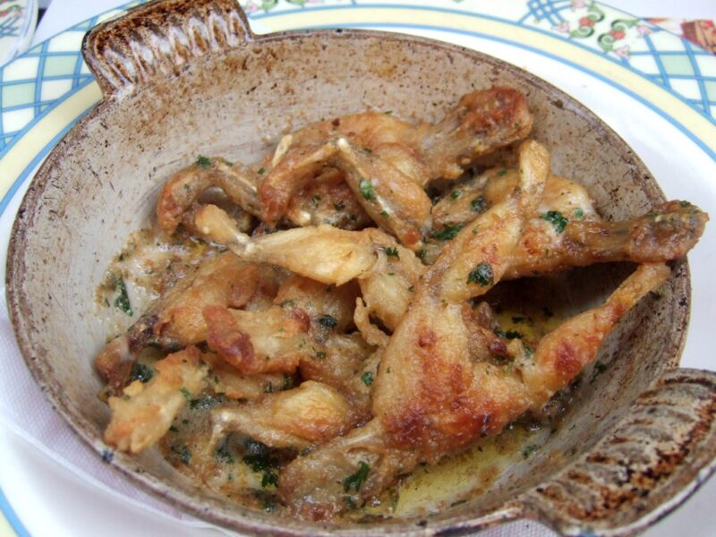 Frogs’ legs Provencal