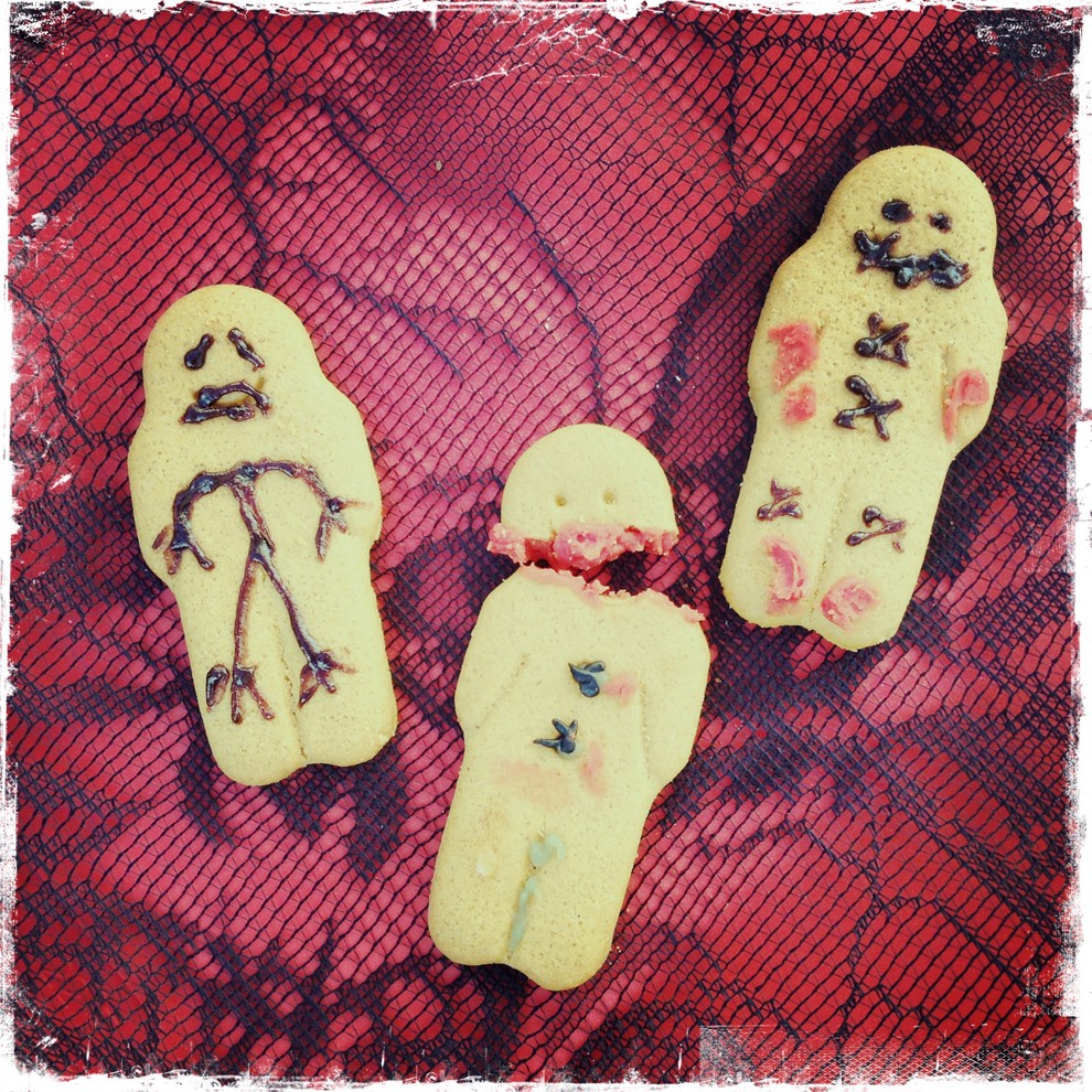 Injured gingerbread men