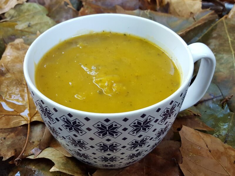 Spiced Courgette & Squash Soup