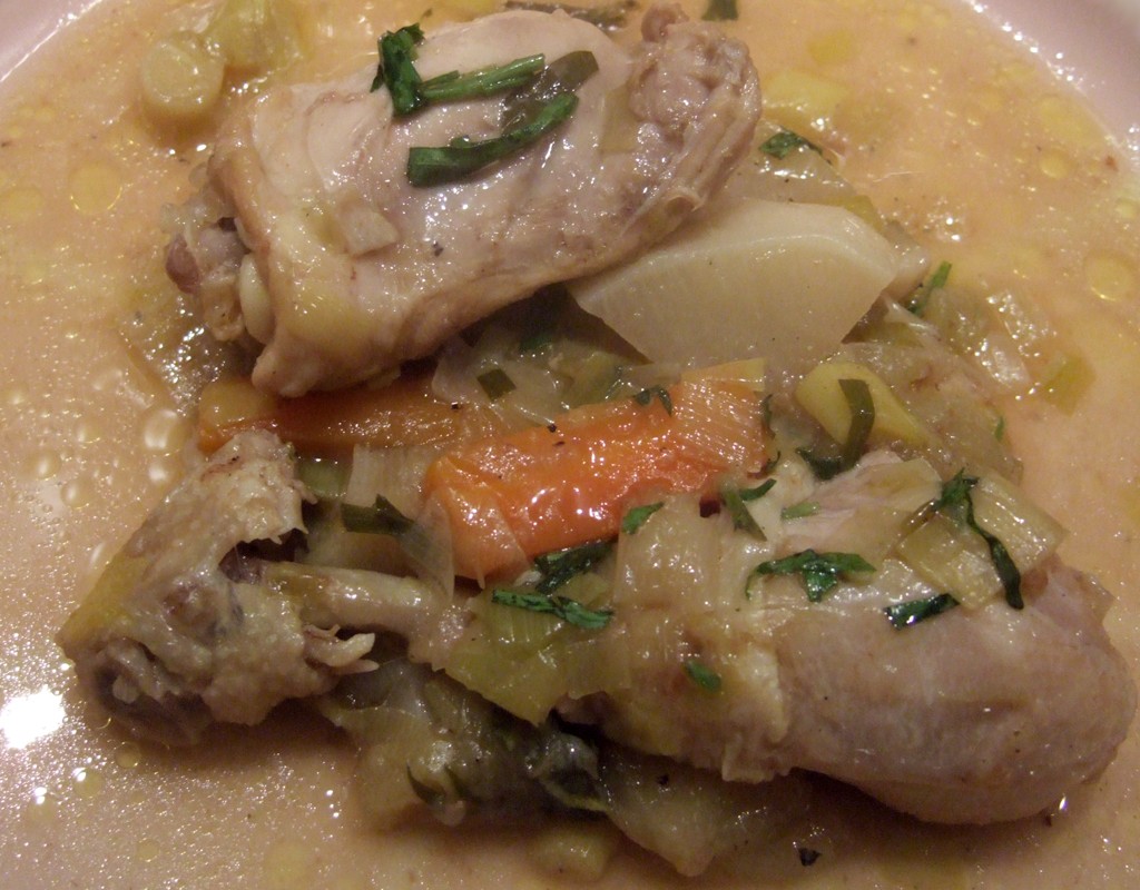 Chicken and apple stew