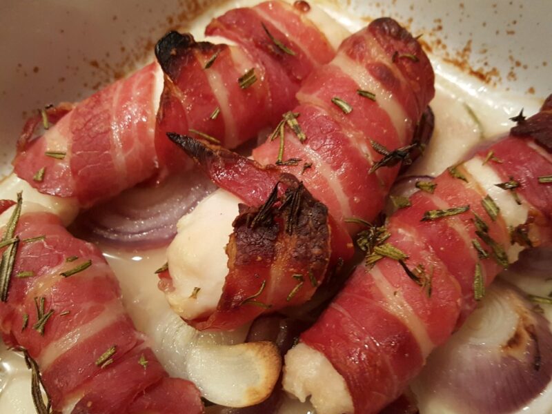 Chicken breast wrapped in bacon