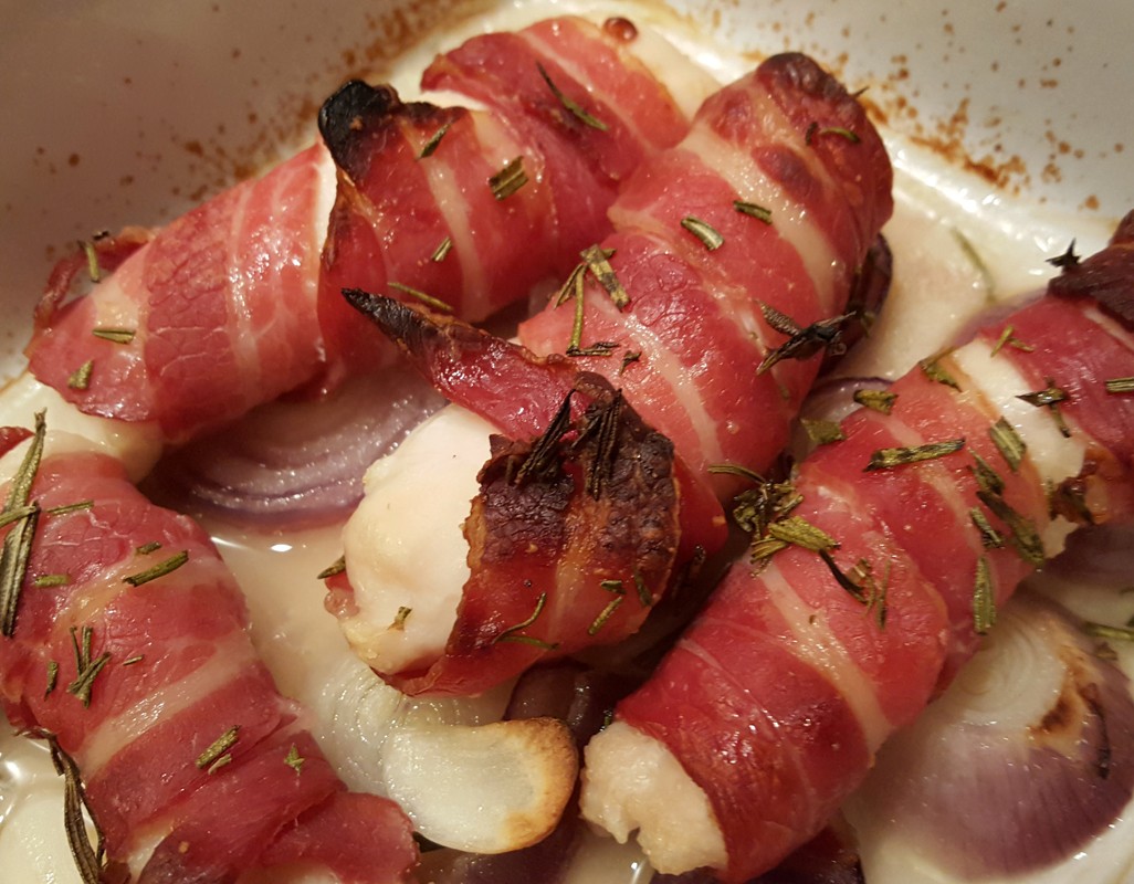 Chicken breast wrapped in bacon