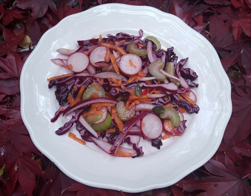 Crunchy winter salad