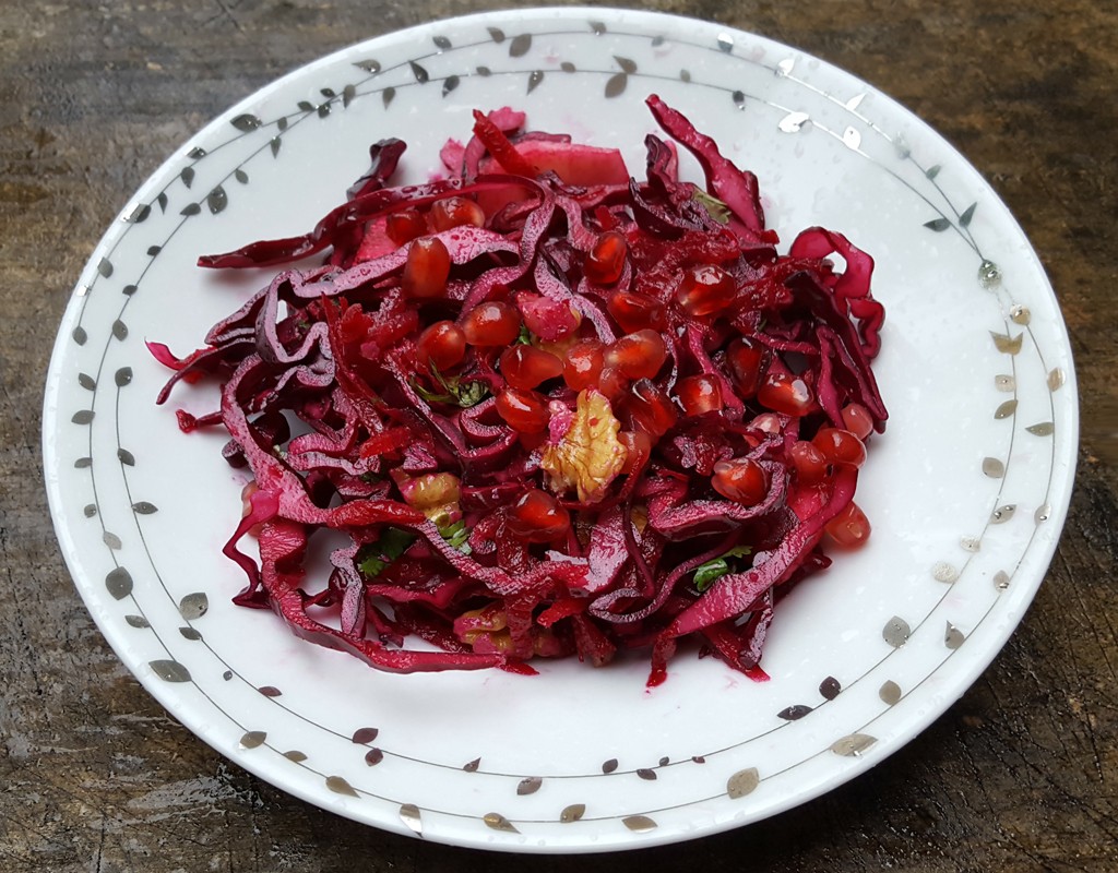 Festive red cabbage & beetroot salad