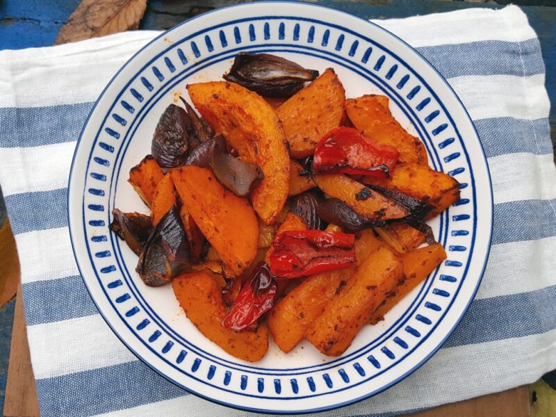 Harissa-roasted butternut squash