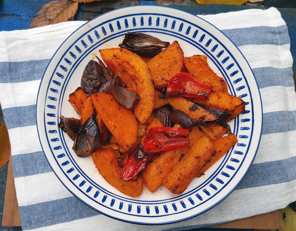 Harissa-roasted butternut squash