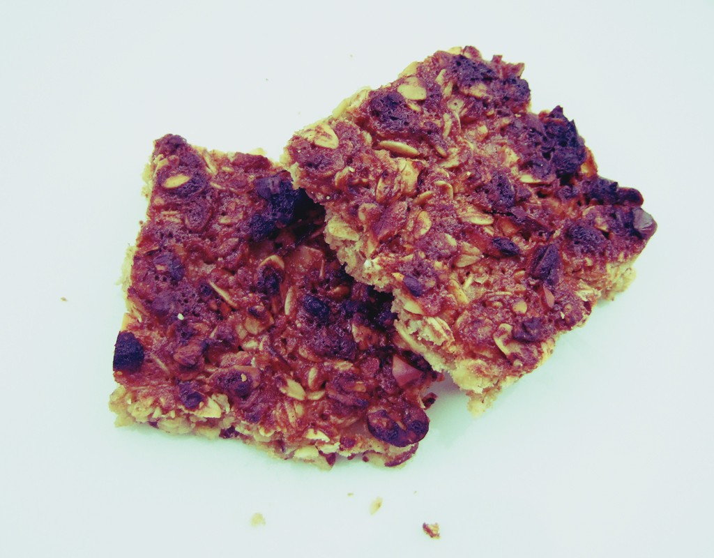 Hazelnut flapjack