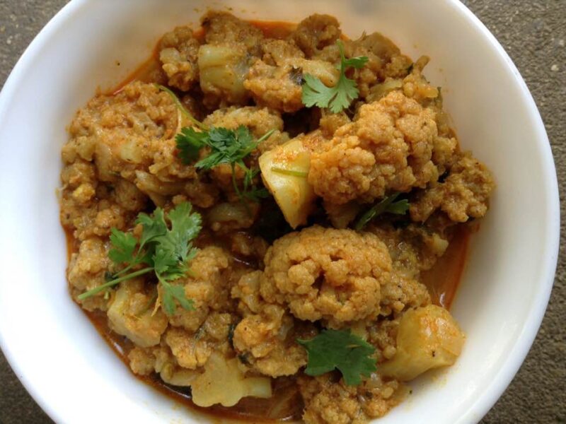 Cauliflower korma