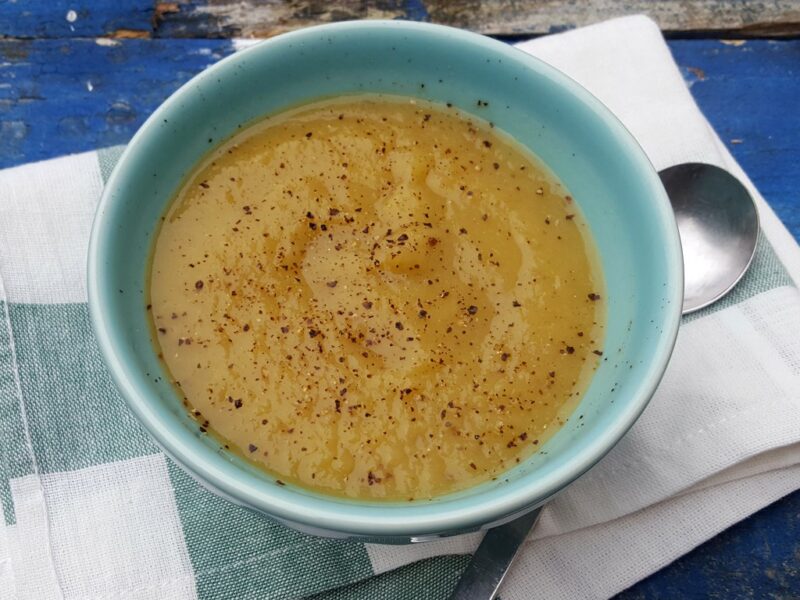 Healthy Celeriac & Leek Soup