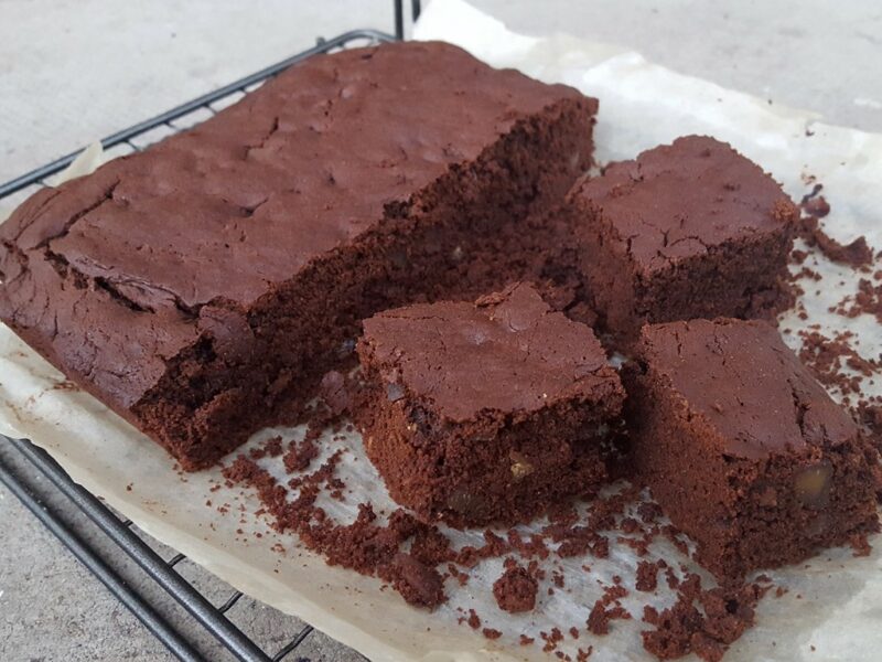 Chestnut brownies