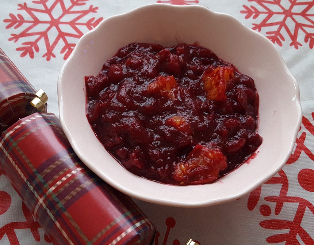 Mulled wine cranberry sauce