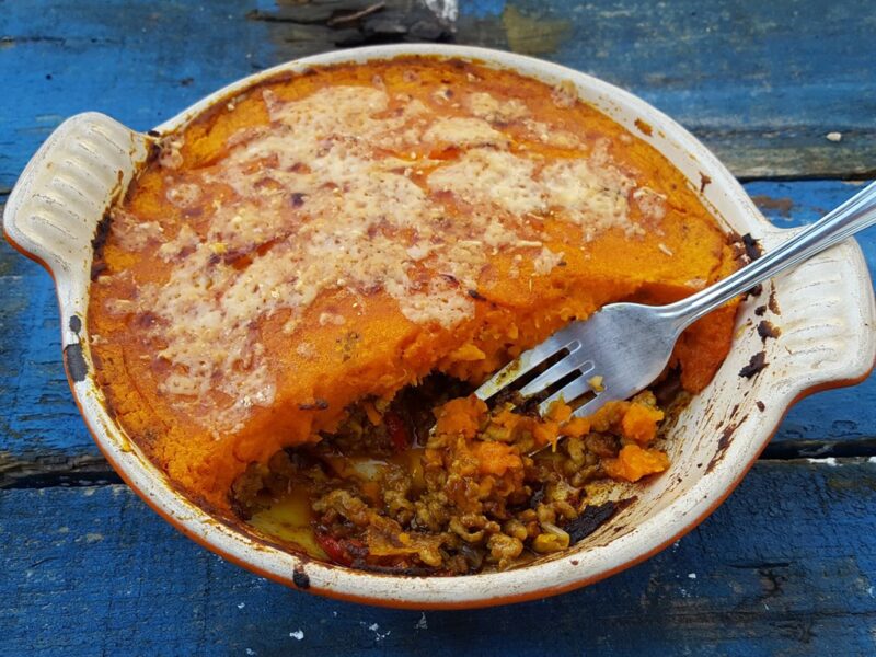 Shepherd's Pie with squash topping