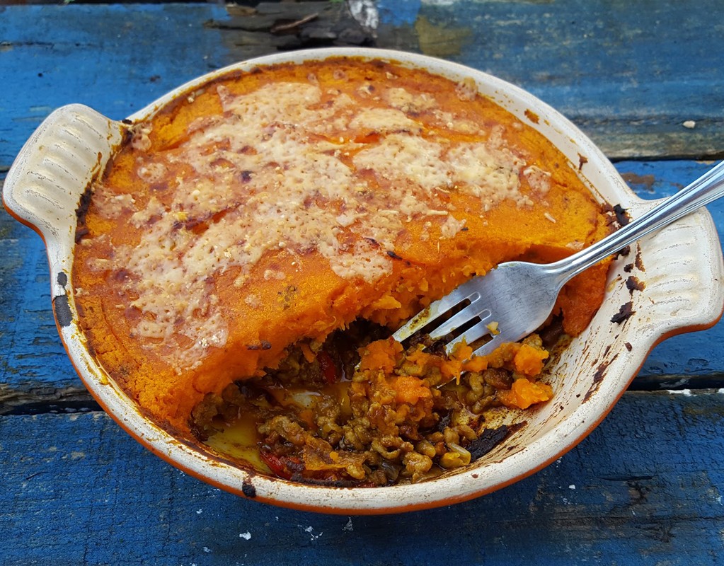 Shepherd's Pie with squash topping