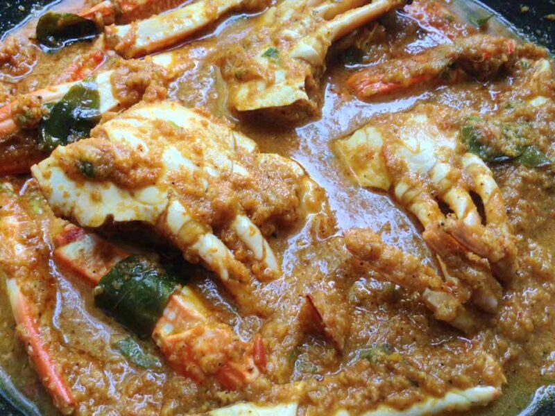 Crab curry