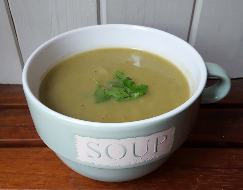 Celeriac and Broccoli Soup