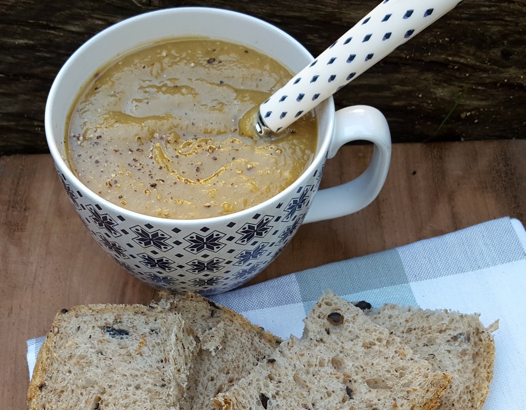 Celeriac, Carrot and Lentil Soup