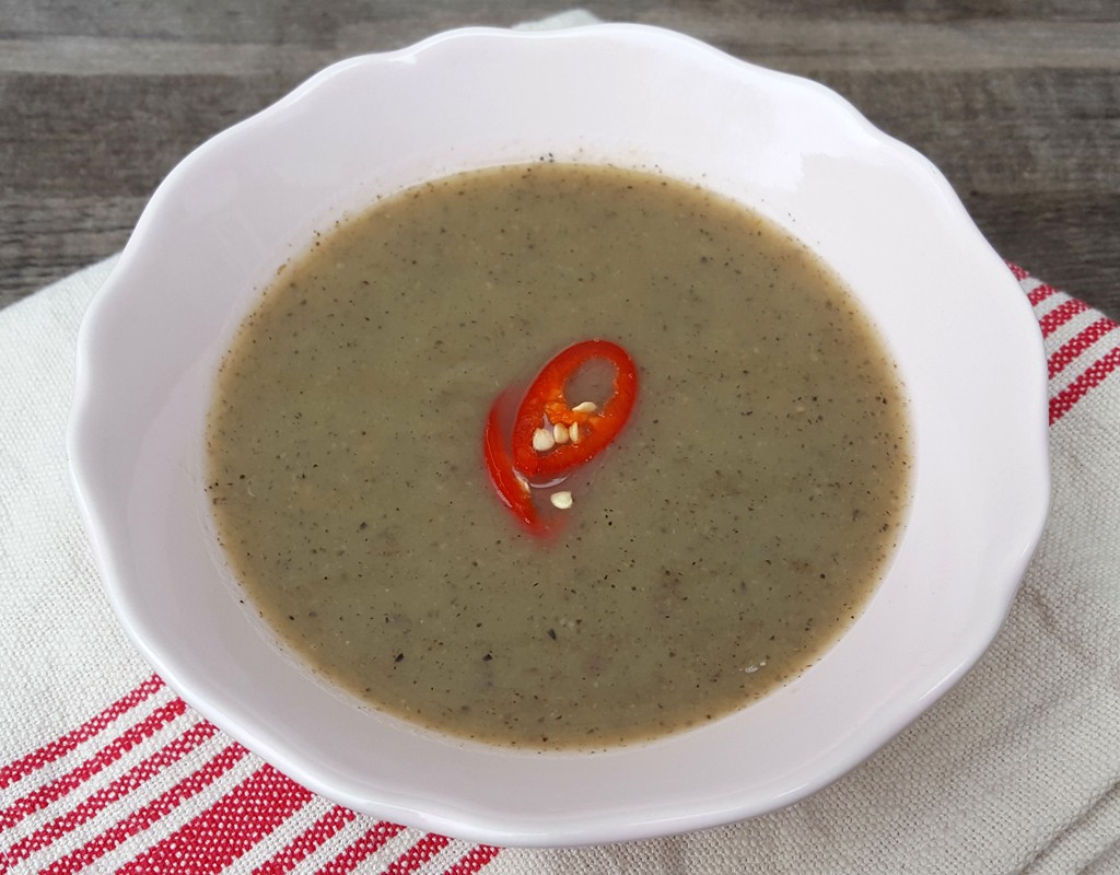 Celeriac Leek and Mushroom Soup