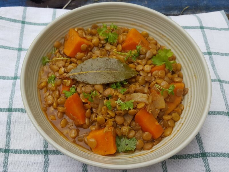 Lentil and Sweet Potato Stew