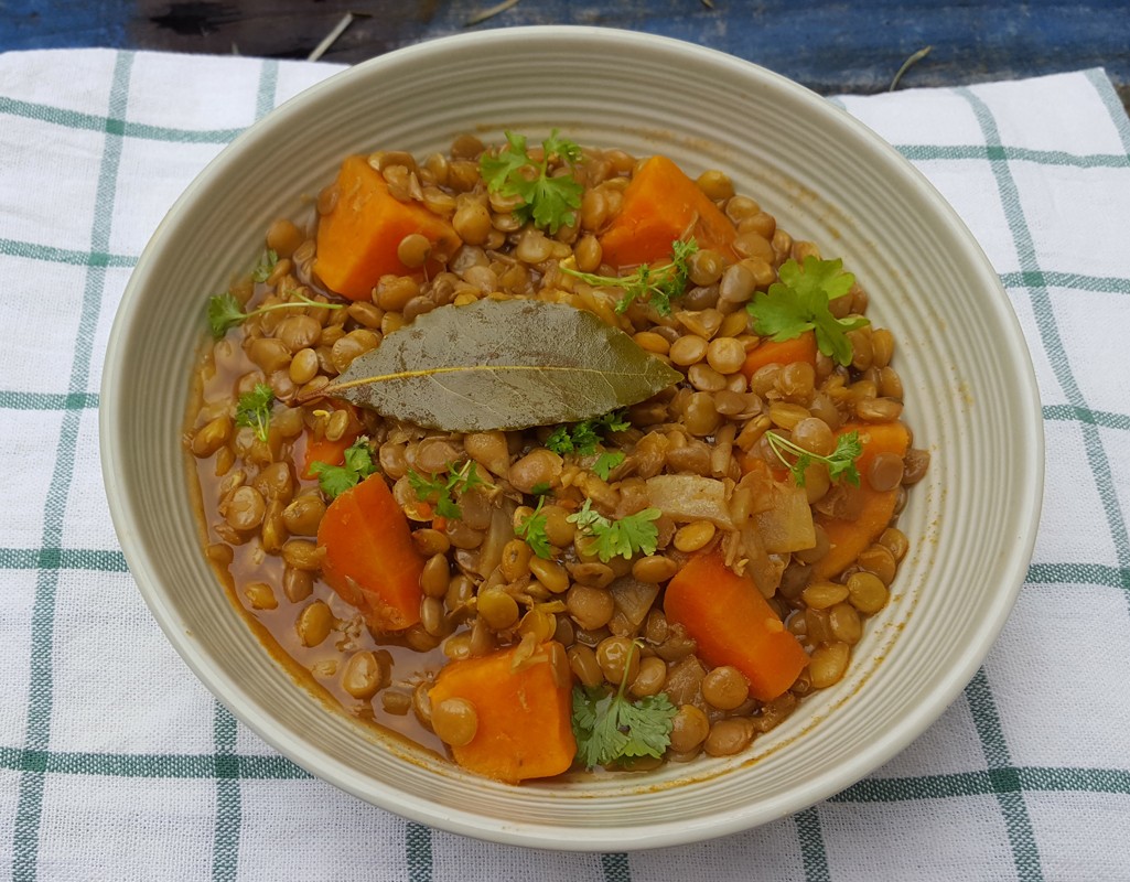 Lentil and Sweet Potato Stew