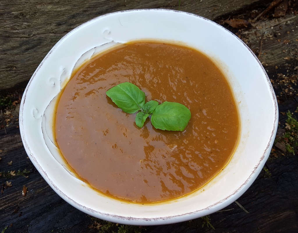 Spiced Leek and Aubergine Soup