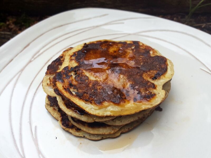 Flourless banana pancakes