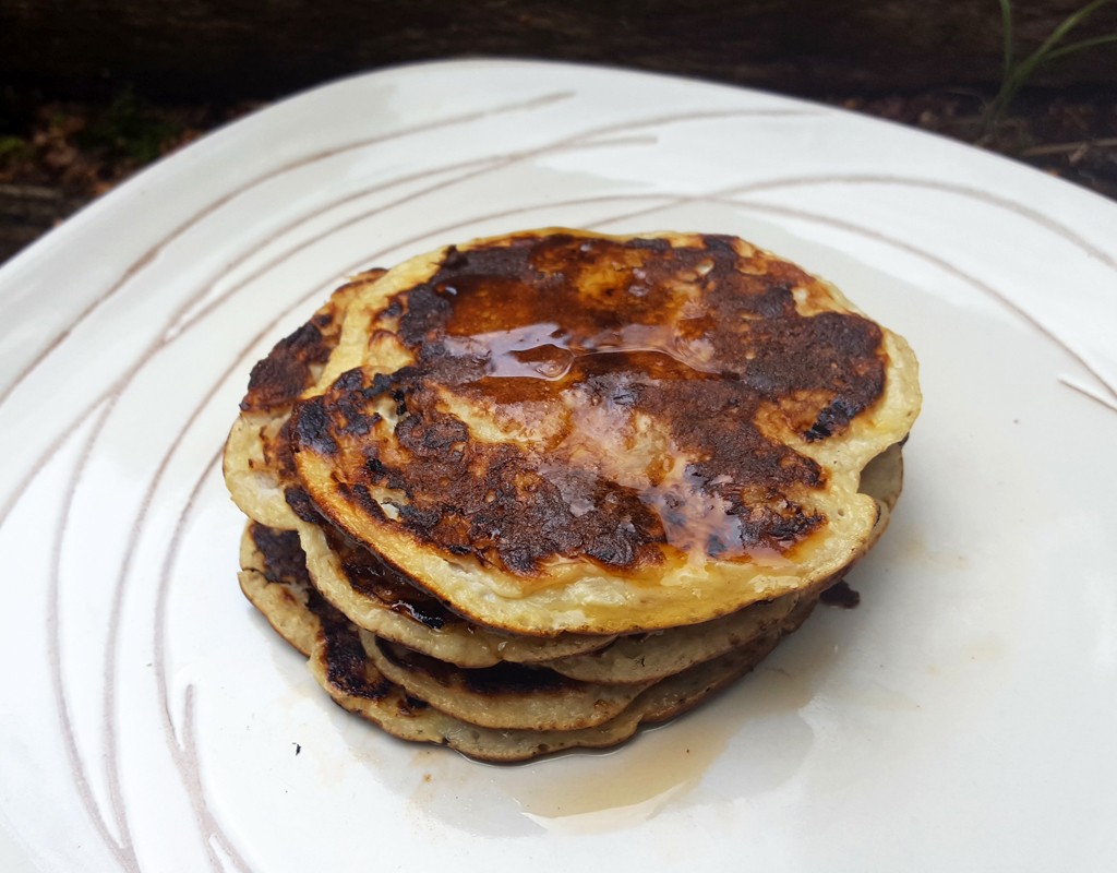 Flourless banana pancakes