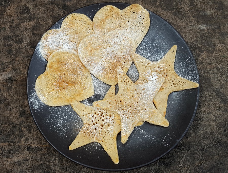 Gluten-free chestnut pancakes