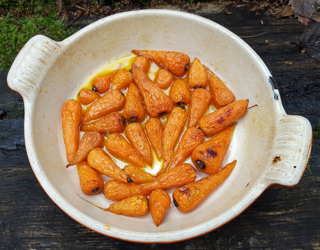 Honey roasted baby carrots