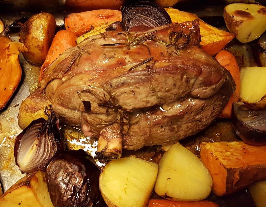 Lamb and Vegetable Tray Bake