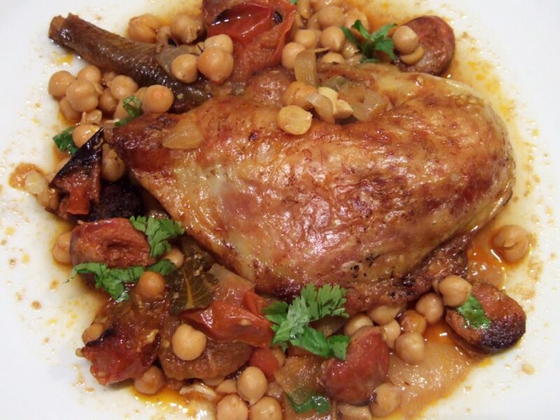 Spanish-style guinea fowl