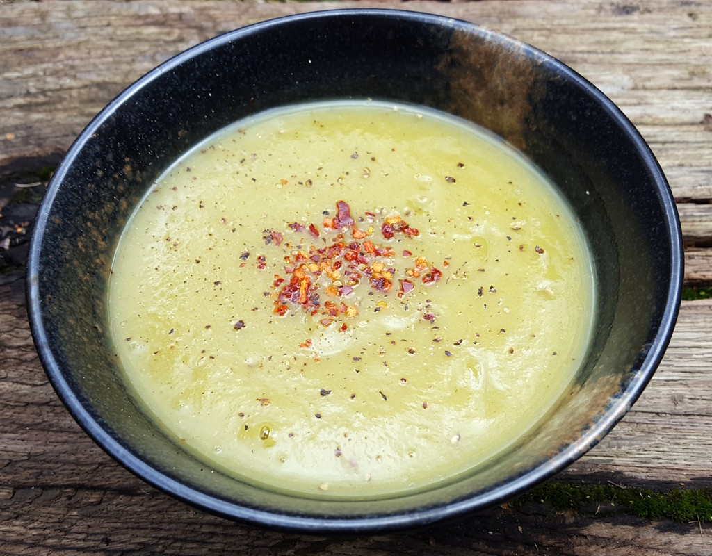 Sprout and Celeriac Soup