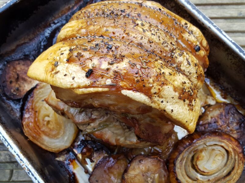 Herb and Apple Roasted Pork