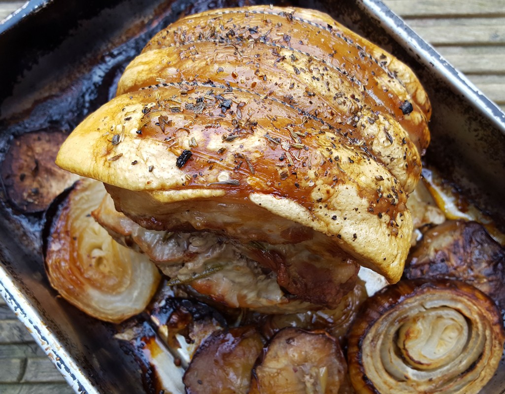 Herb and Apple Roasted Pork