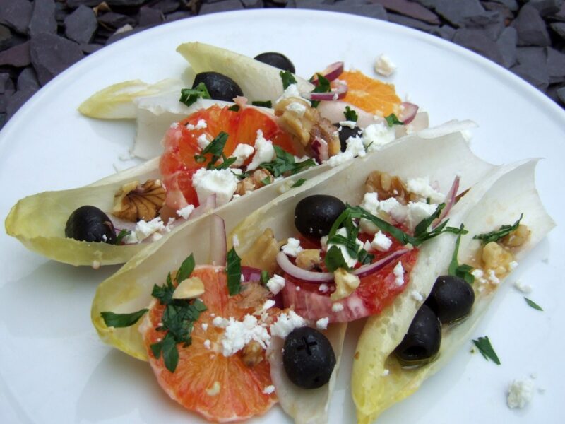 Chicory and orange salad