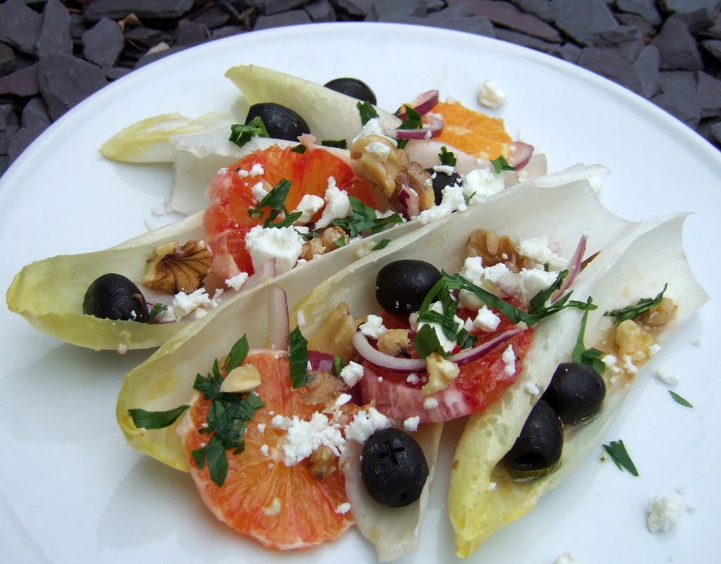 Chicory and orange salad