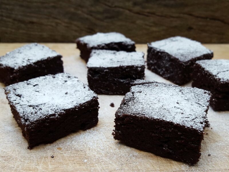 Guinness and orange brownies